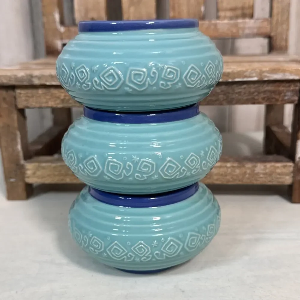 Disney Parks Disneyland Set Of 3 Lantern Mini Bowls Mad Tea Party Attraction New